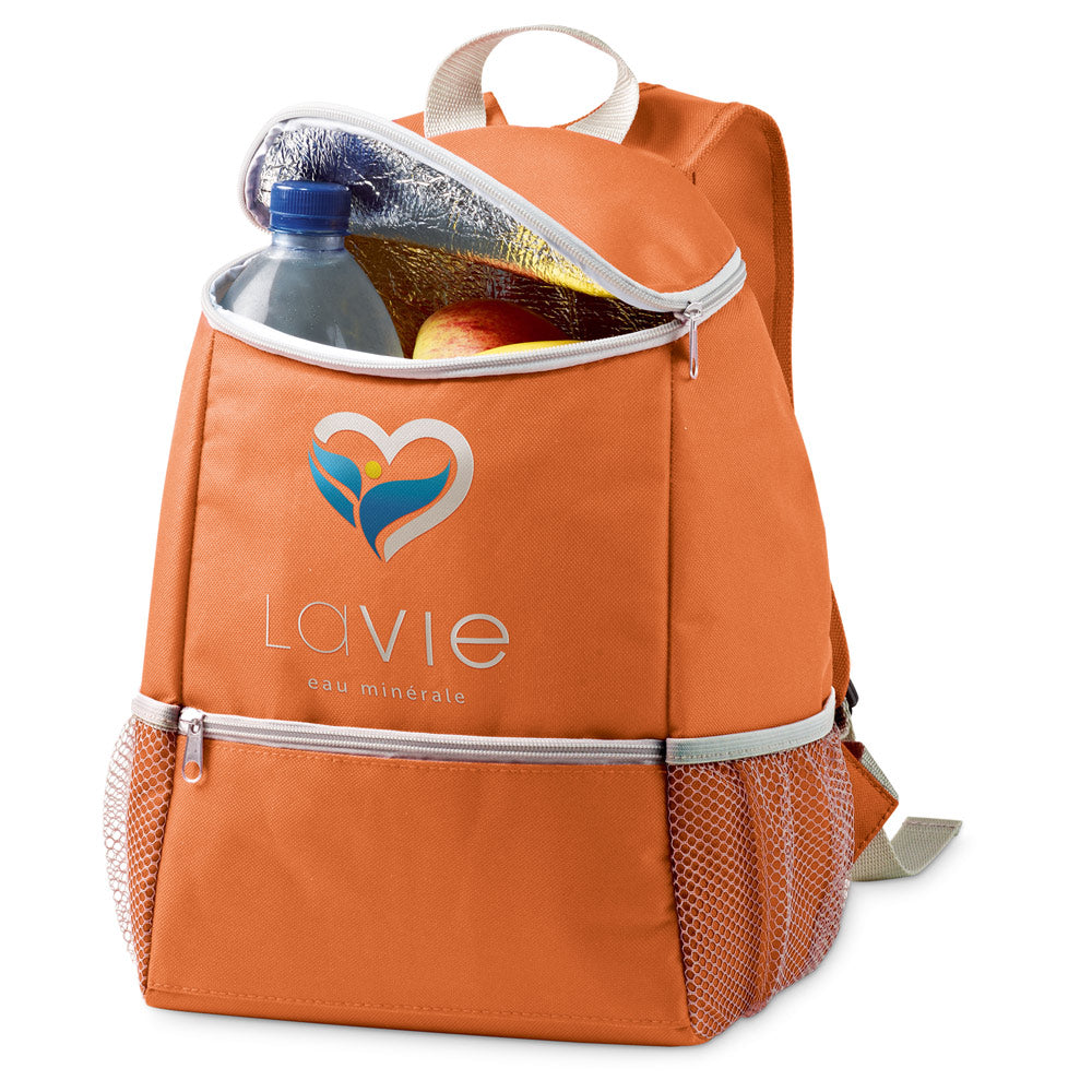 Sac à Dos Isotherme AKTIVE Cooler 15 Litres - Glacière Portable Avec 5 Poches - Imperméable, Pour Pique-nique Et Sorties