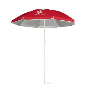 PARASOL INCLINABLE 210T AVEC DOUBLURE ARGENTÉ ‘SOLEDAD'