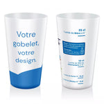 GOBELET DOSEUR PRÉVENTION ALCOOL - 100% PERSONNALISABLE