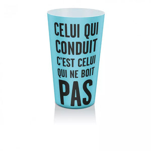 GOBELET PRÉVENTION ALCOOL -  PERSONNALISÉ BLEU