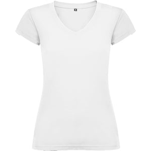 TEE-SHIRT COL V FEMME ’VICTORIA' 155g/M2