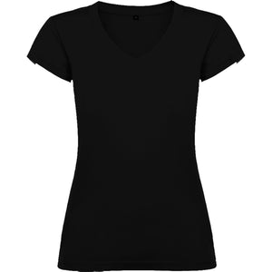 TEE-SHIRT COL V FEMME ’VICTORIA' 155g/M2