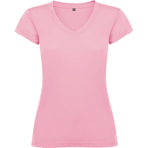 TEE-SHIRT COL V FEMME ’VICTORIA' 155g/M2