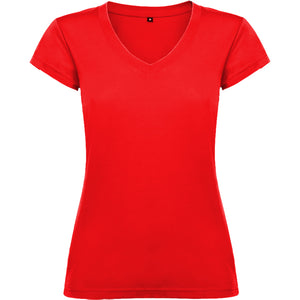 TEE-SHIRT COL V FEMME ’VICTORIA' 155g/M2