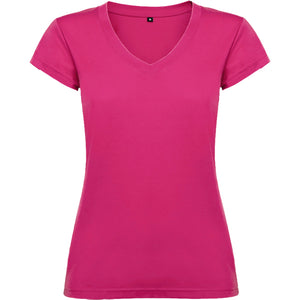 TEE-SHIRT COL V FEMME ’VICTORIA' 155g/M2